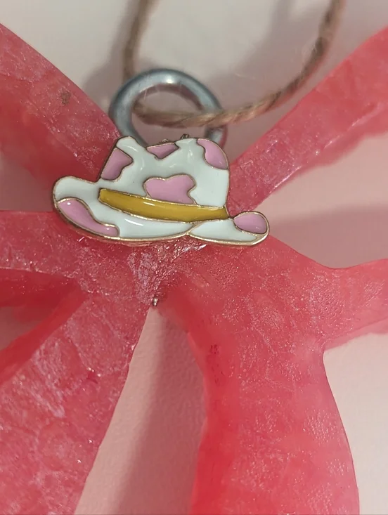 Western Themed Bow Shaped Large Freshie NWT! - Picture 7 of 11